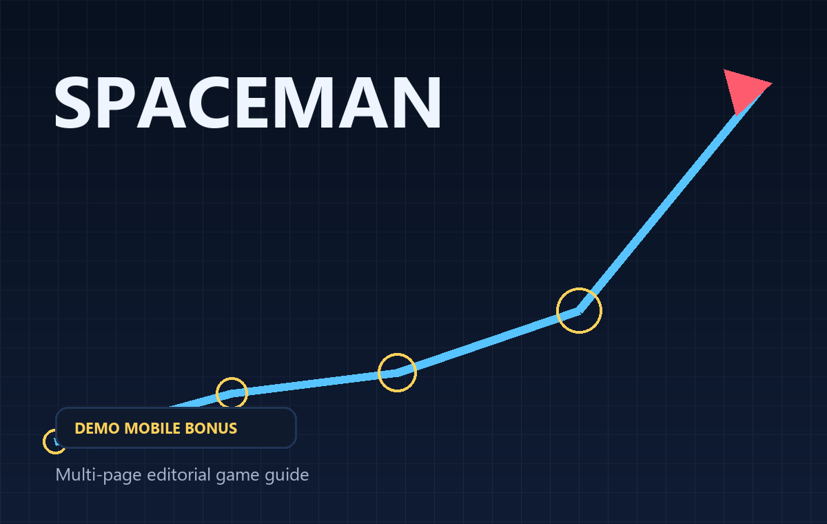 Spaceman game cover for demo mode, mobile play and bonus access